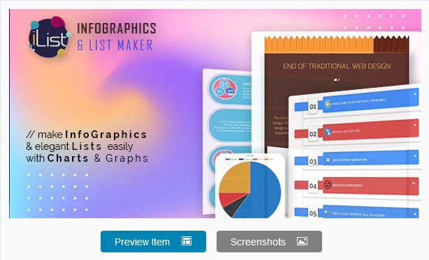 Infographic Maker - iList Pro