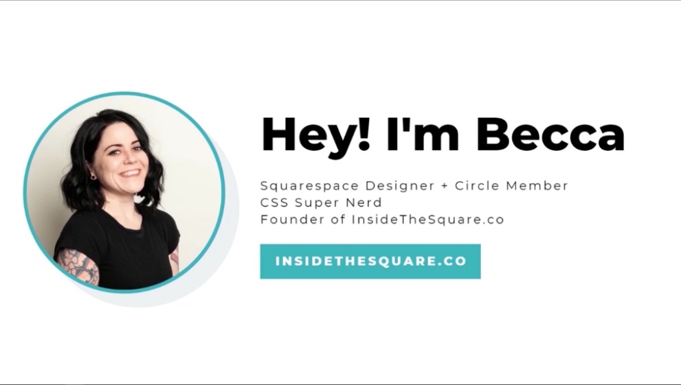 Intro to CSS - Learn How To Use Custom CSS in Squarespace. CRjpg