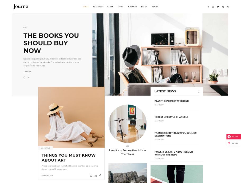 Journo - Creative Magazine & Blog Theme