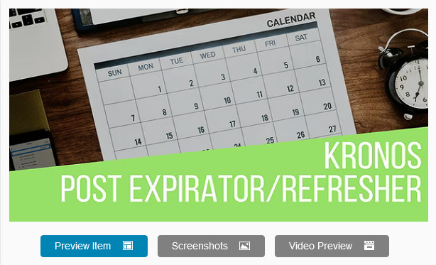 Kronos Automatic Post Expirator Plugin for WordPress