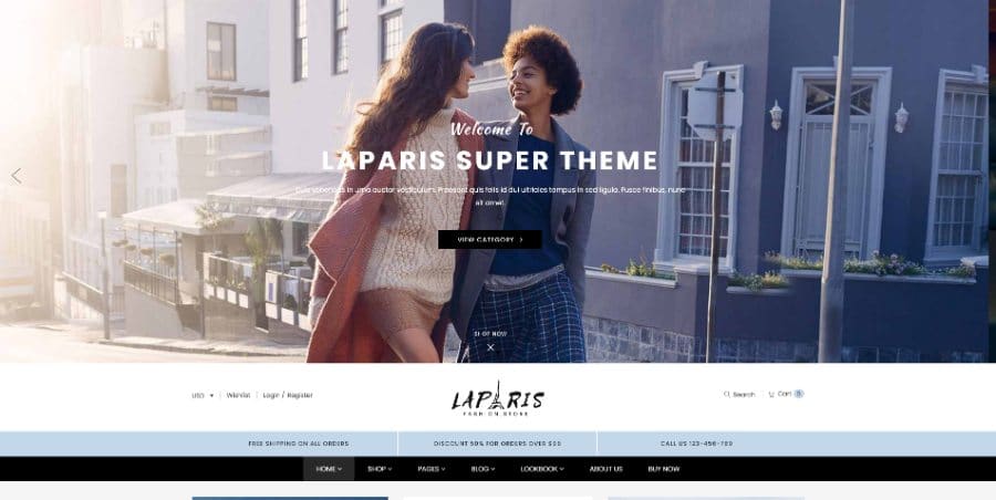 LaParis - Simple Creative Responsive Shopify Theme