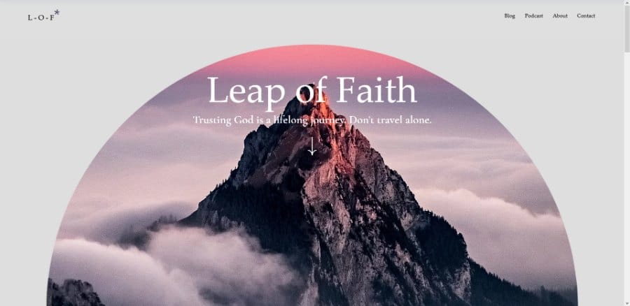 Leap of Faith Wix Template