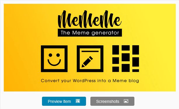 MeMeMe - The Meme Generator | WP Plugin
