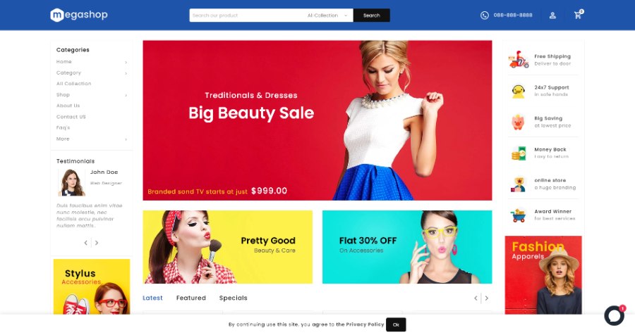 Mega Shop - Shopify Multi-Purpose Responsive Theme