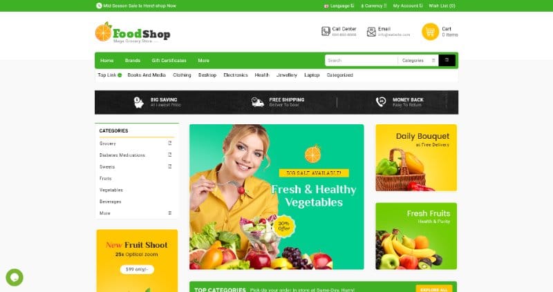 Mega Store - Opencart 3 Multi Purpose Responsive Theme