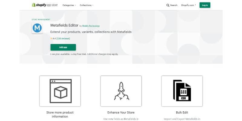 Metafields Editor Shopify App