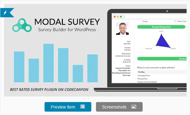 Modal Survey - WordPress Poll, Survey & Quiz Plugin