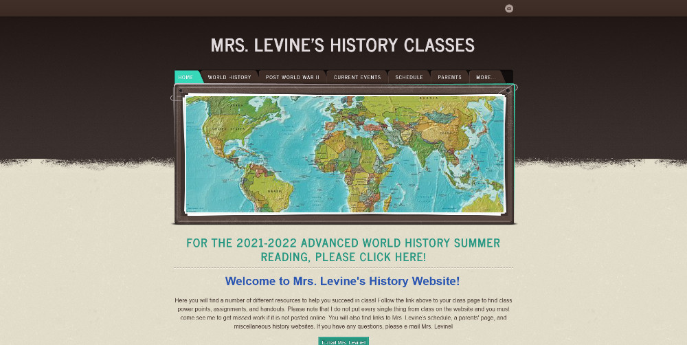 Mrs. Levine's History Classes