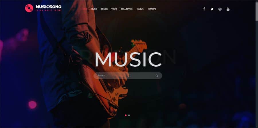 Musicsong WordPress Theme