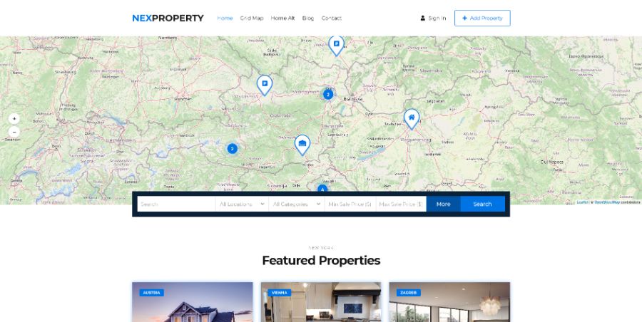 NexProperty WordPress Theme