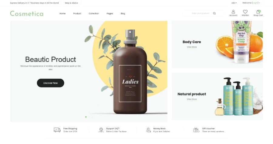 Omelia - Beauty & Cosmetics Shopify Theme