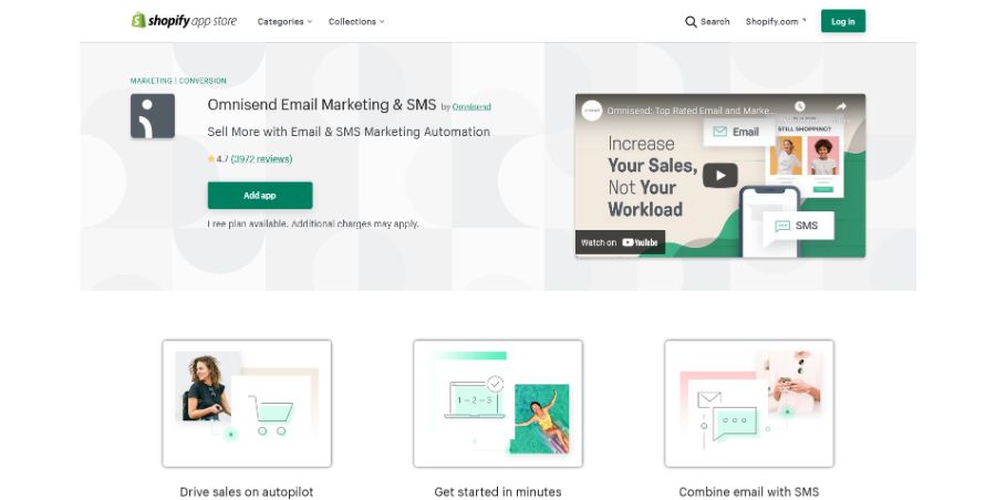 Omnisend Email Marketing & SMS Shopify App