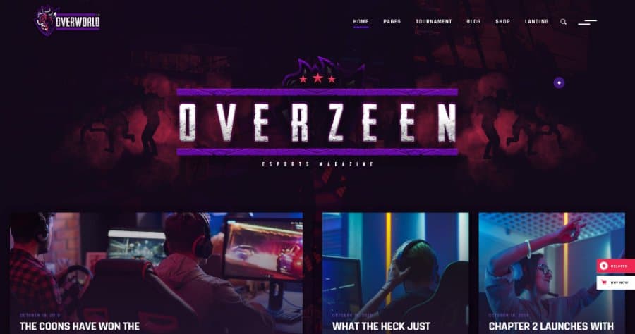 Overworld - eSports and Gaming Theme