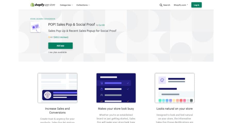 POP! Sales Pop & Social Proof Shopify App