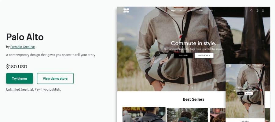 Palo Alto Shopify Theme