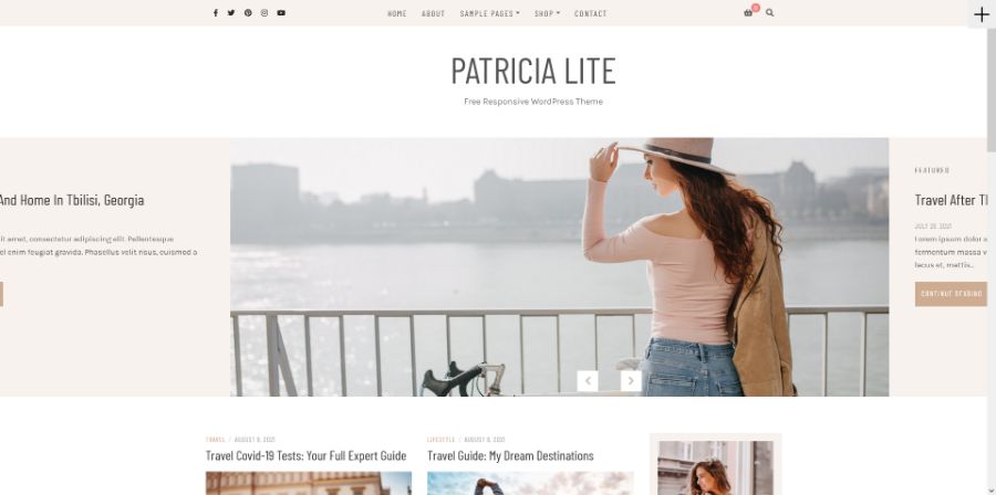 Patricia Lite WordPress Theme