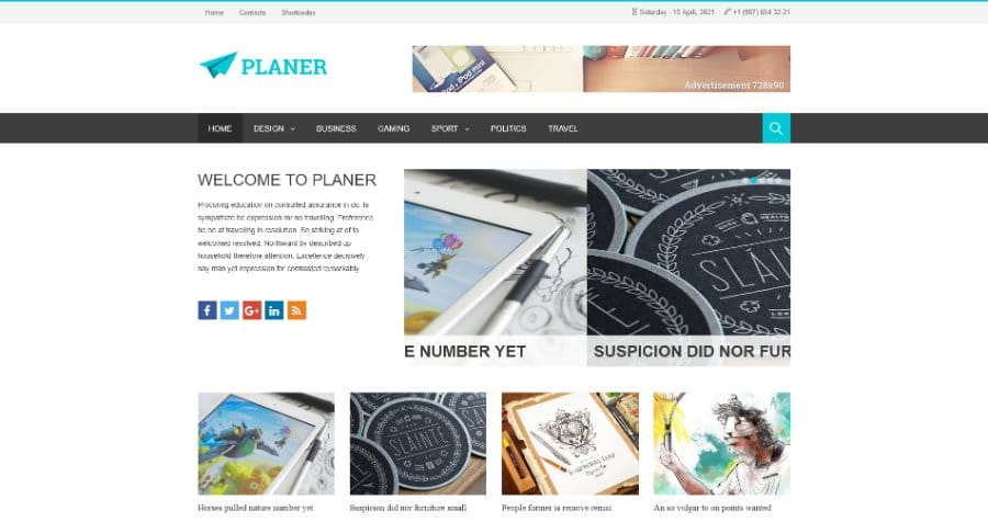 Planer - Responsive WordPress Magazine Theme