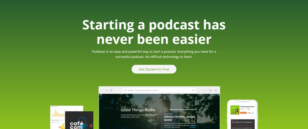 PodBean Free Podcast Hosting