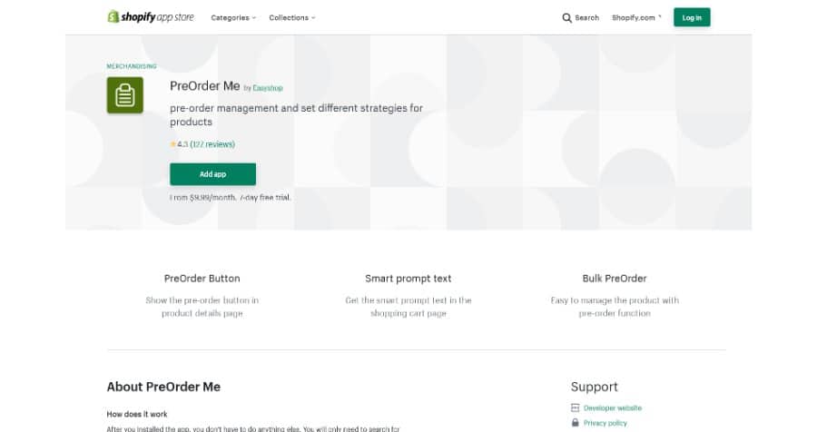 PreOrder Me - Shopify App