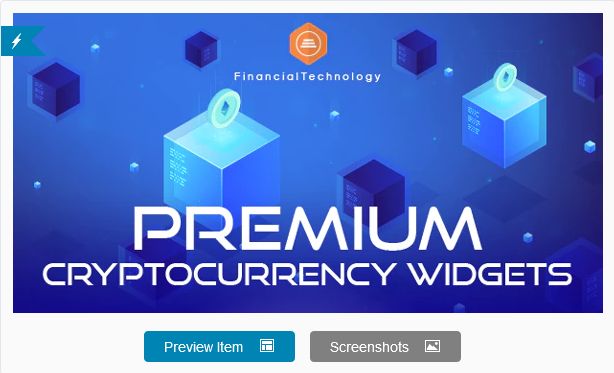 Premium Cryptocurrency Widgets | WordPress Crypto Plugin