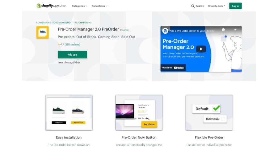 Pre‑Order Manager 2.0 PreOrder - Shopify App