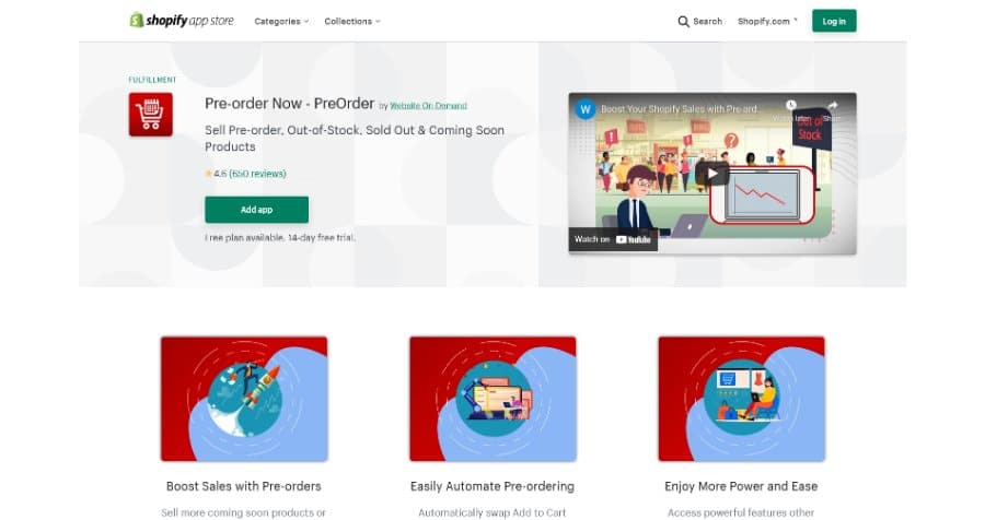 Pre‑order Now ‑ PreOrder - Shopify App