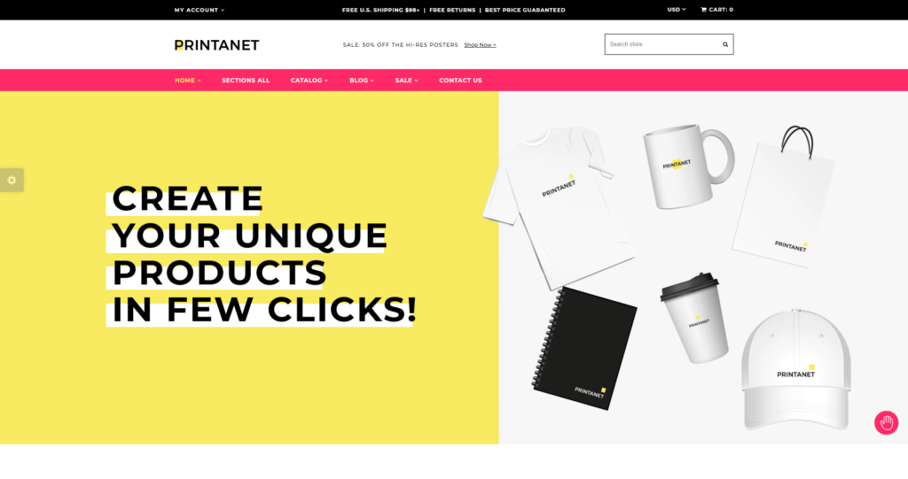 Printanet - Accessories Online Store Shopify Theme