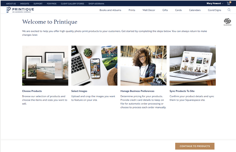 Printique Online Photo Printing - Squarespace Extensions - Squarespace