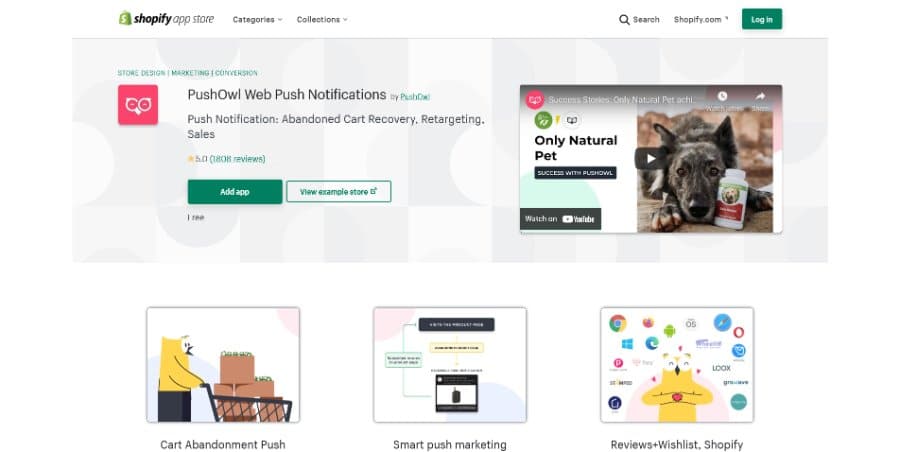 PushOwl Web Push Notifications Shopify App