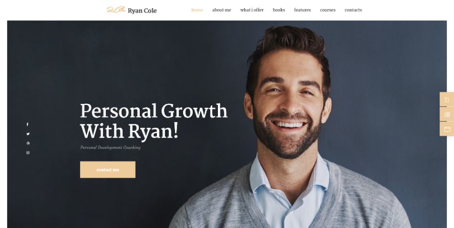 R.Cole | Life & Business Coaching WordPress Theme