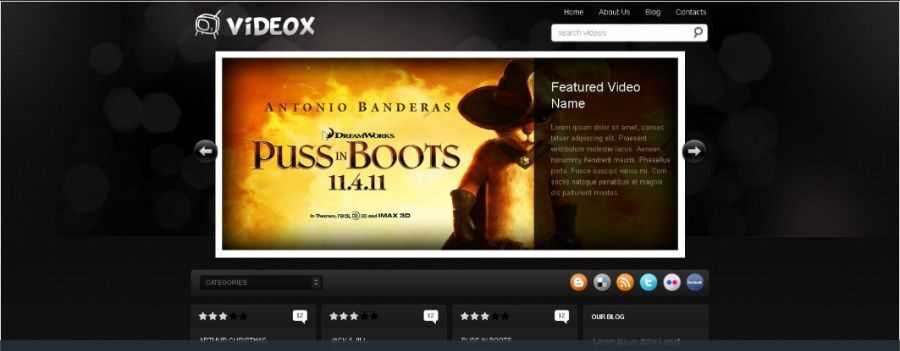 ROCKTHEMES Free Movie WordPress Template