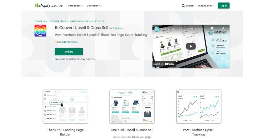 ReConvert Upsell & Cross Sell Shopify App