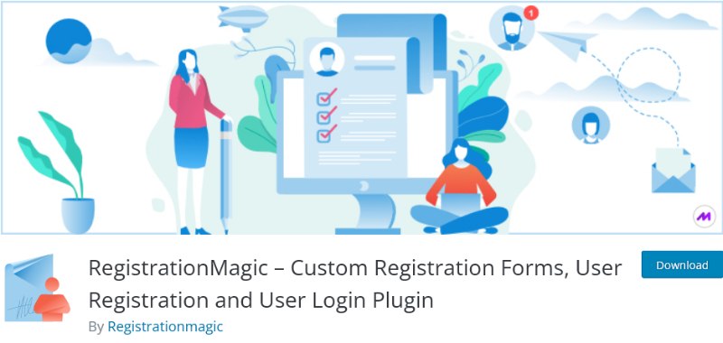 RegistrationMagic – Custom Registration Forms, User Registration and User Login Plugin