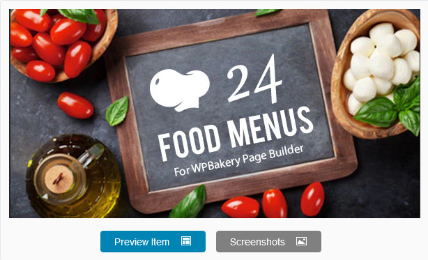 Restaurant Food Menus for WPBakery Page Builder (Visual Composer)