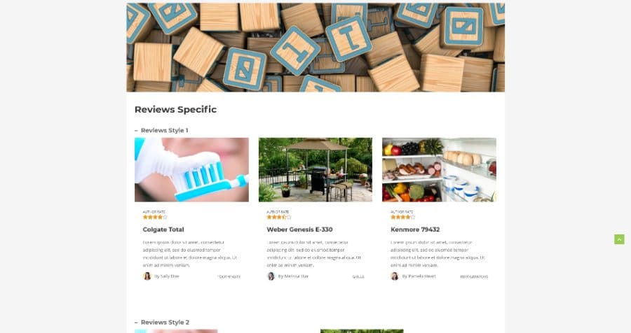 Reviews - Products And Services Review WP Theme