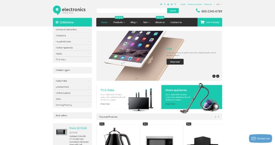 Rock Electronics Retailer Shopify Theme