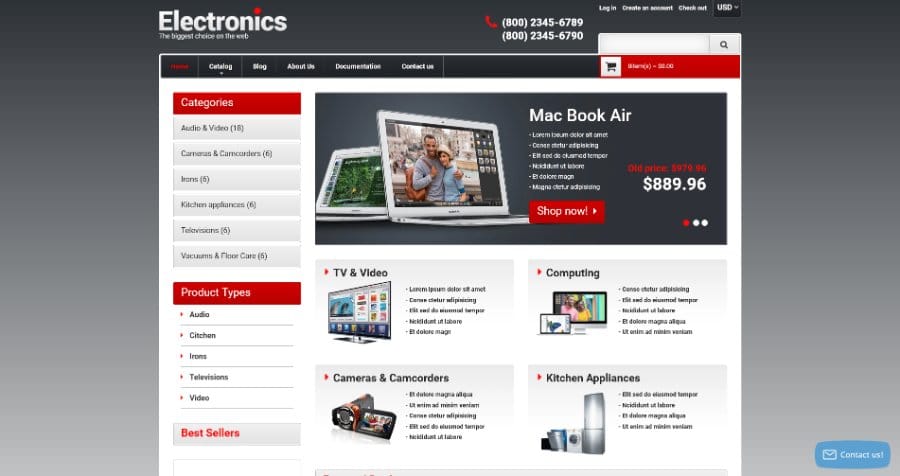 Rock Electronics Store Responsive Shopify Theme