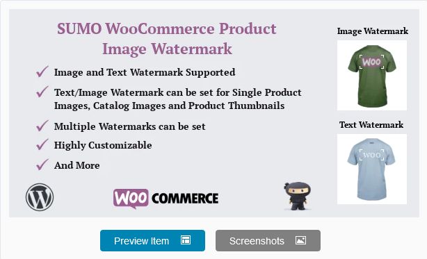 SUMO WooCommerce Product Image Watermark