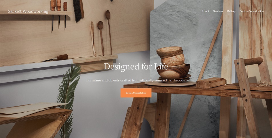 Sackett Template Squarespace