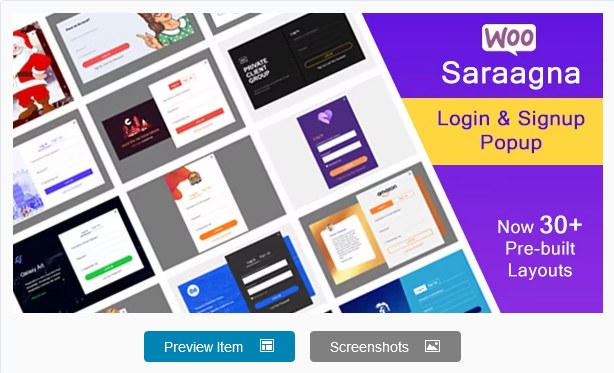 Saraggna WooCommerce Login - Registration Popup Plugin