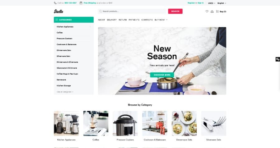 Shella - Multipurpose Shopify Theme