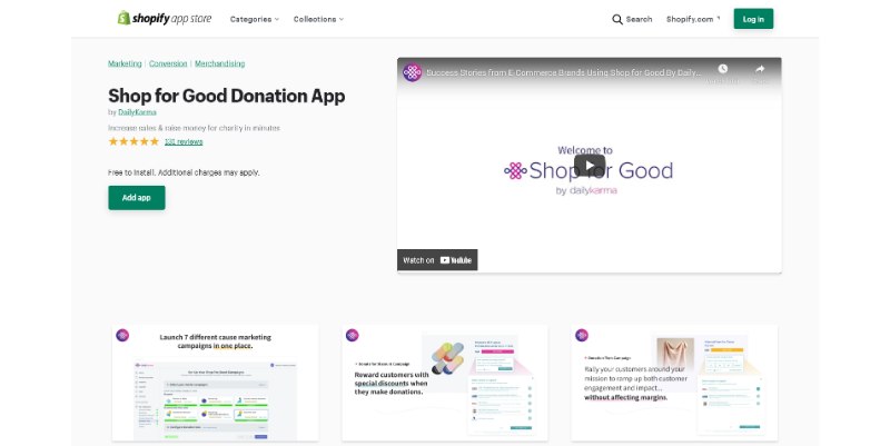 Shop for Good Donation App