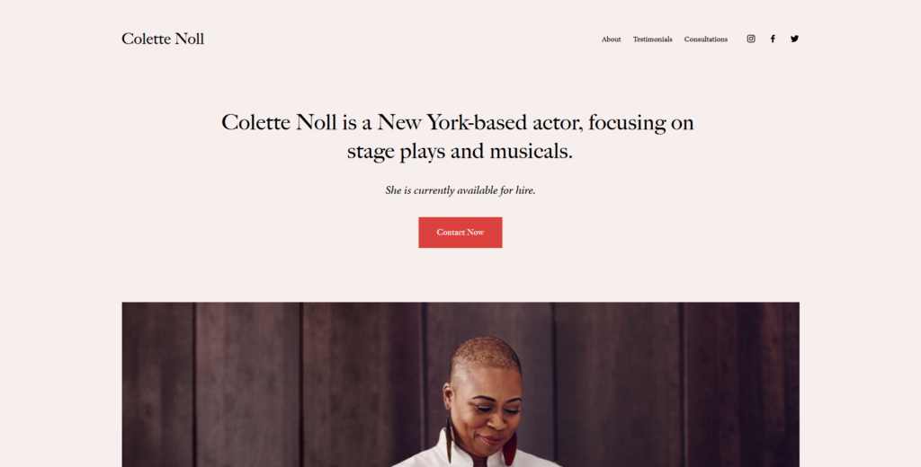 Noll Squarespace Template