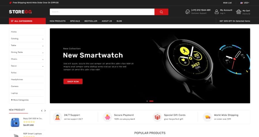StoreGo - Multipurpose Premium Electronic Shopify Theme