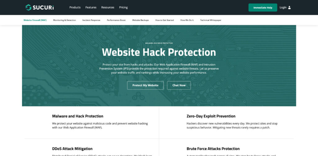 Sucuri Website Hack Protection