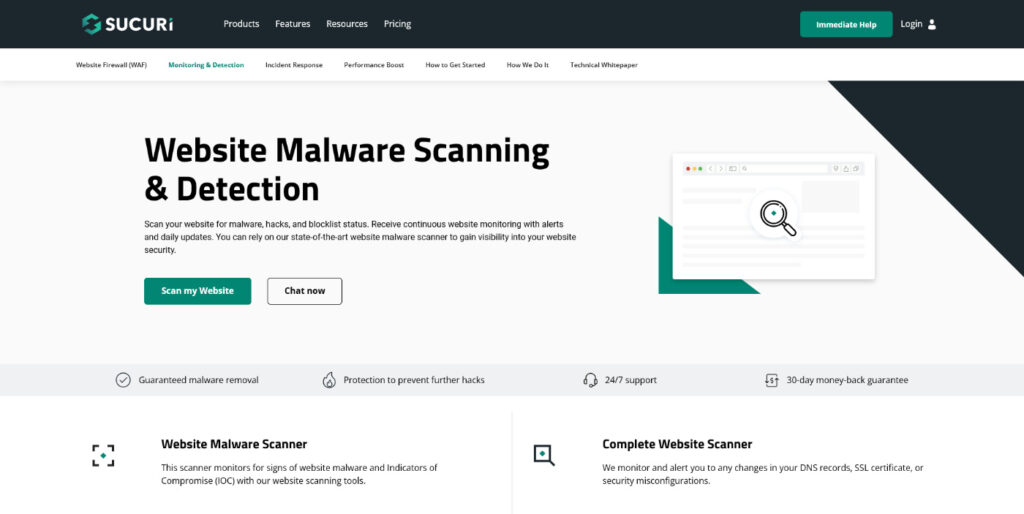Sucuri Website Malware Scanning Detection