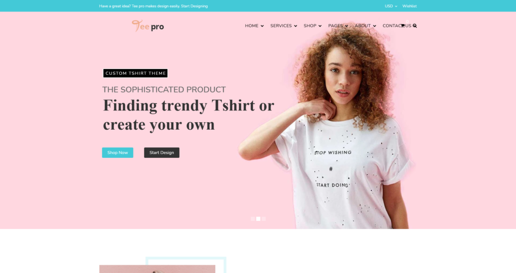 TEEPRO - T-shirt Printing And Dropshipping Shopify Theme