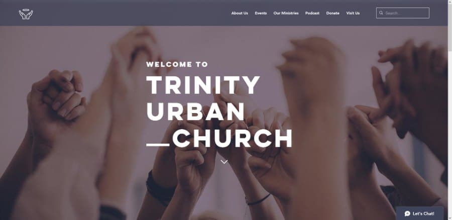 Trinity Urban Church Wix Template