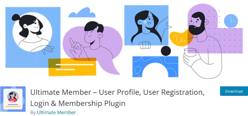 Ultimate Member – User Profile, User Registration, Login & Membership Plugin