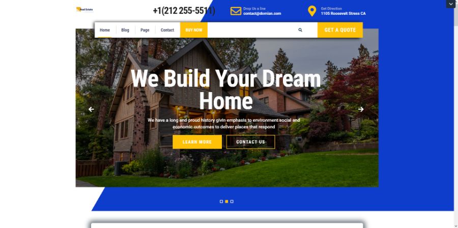 VW Real Estate WordPress Theme